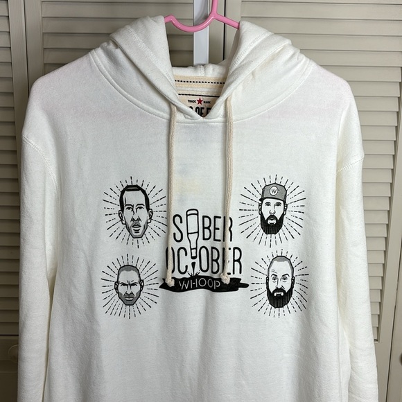 NWT Roots of Fight Boxing Sober October Men's Fleeced Hoodie XL - Picture 2 of 12